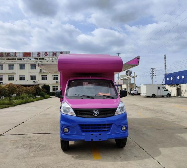 不銹鋼小型汽油餐車咖啡甜品售賣車移動(dòng)熱狗小吃車