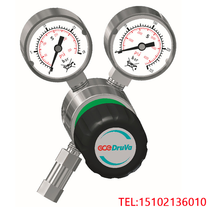 德國GCEDruva半自動切換系統(tǒng)二級調(diào)壓閥特氣氣體鋼瓶減壓器減壓閥