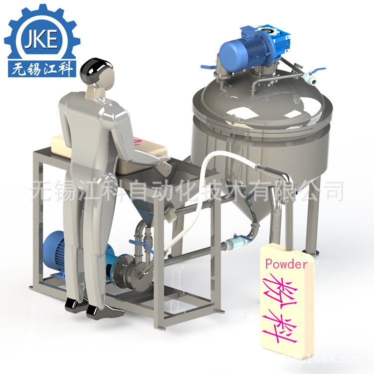 PLM-5.5kw粉液分散混合乳化機(jī)，吸粉式乳化泵剪切分散設(shè)備廠