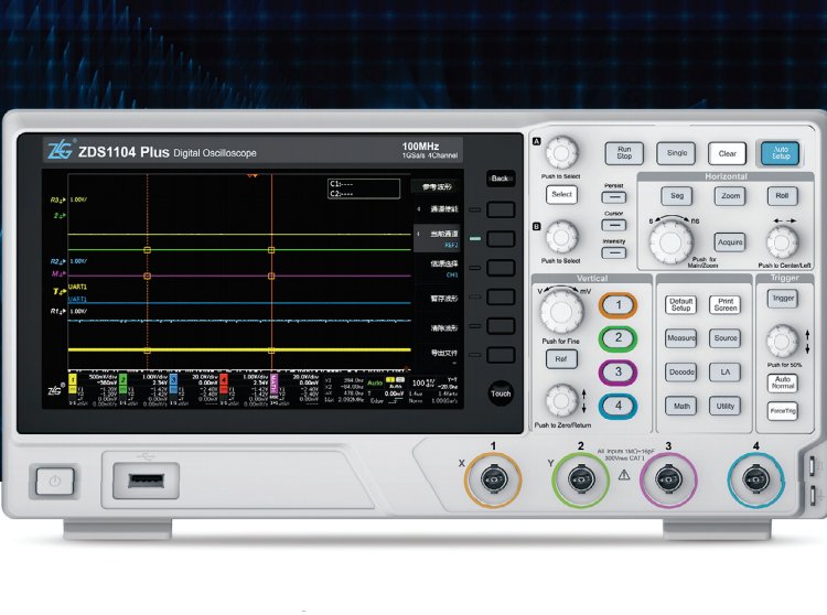 ZLG周立功ZDS1104Plus示波器質(zhì)量保障服務(wù)周到一站式