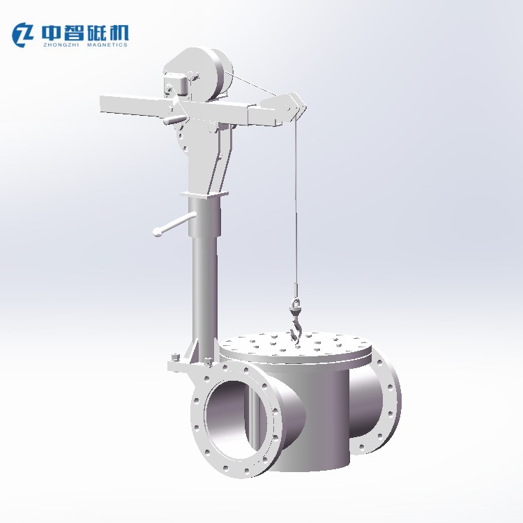 中智便捷式管道除鐵器不銹鋼磁性過(guò)濾器可定制