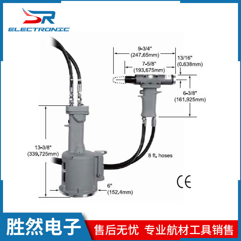 航空專(zhuān)用工具CherryG686B-S分體式雙動(dòng)拉鉚槍鉚釘槍勝然電子