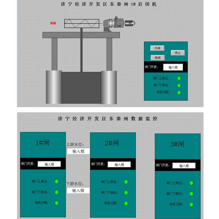 LCU控制柜閘門水電站綜合自動化PLC控制系統(tǒng)