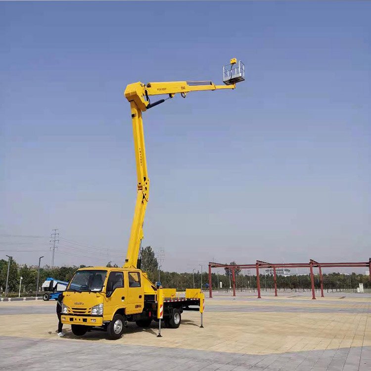 江河供應(yīng)車載式高空作業(yè)車全伸縮工作臂結(jié)構(gòu)緊湊作業(yè)范圍大