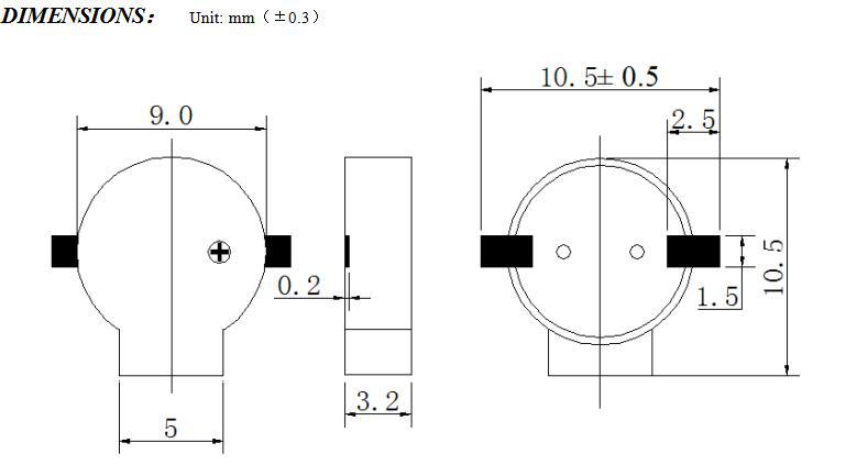 SCT9032電磁貼片蜂鳴器自動化生產(chǎn)高品質(zhì)蜂鳴器廠家直銷