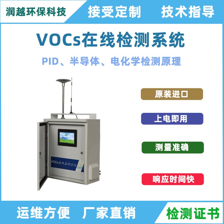 化工園區(qū)VOC在線監(jiān)測系統工業(yè)vocsPID檢測設備TVOC檢測儀