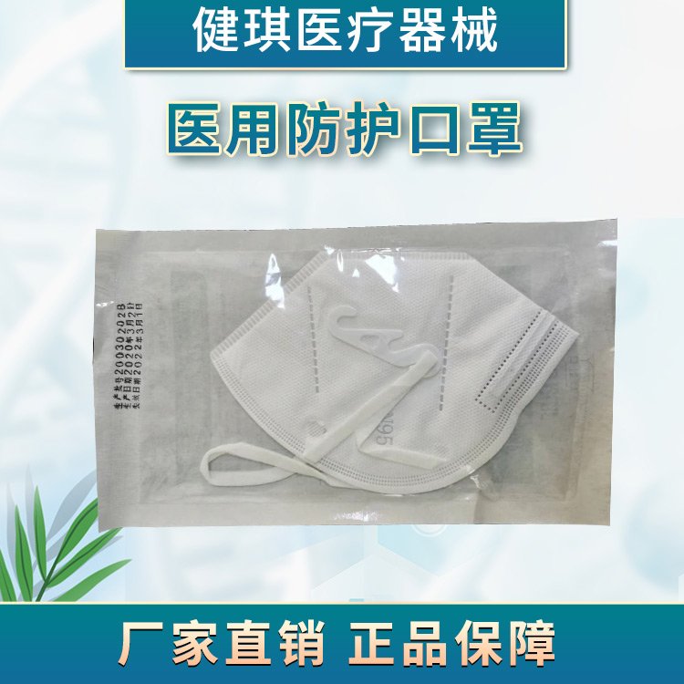 健琪醫(yī)用防護(hù)口罩無紡布防飛沫粉塵傳播折疊口罩