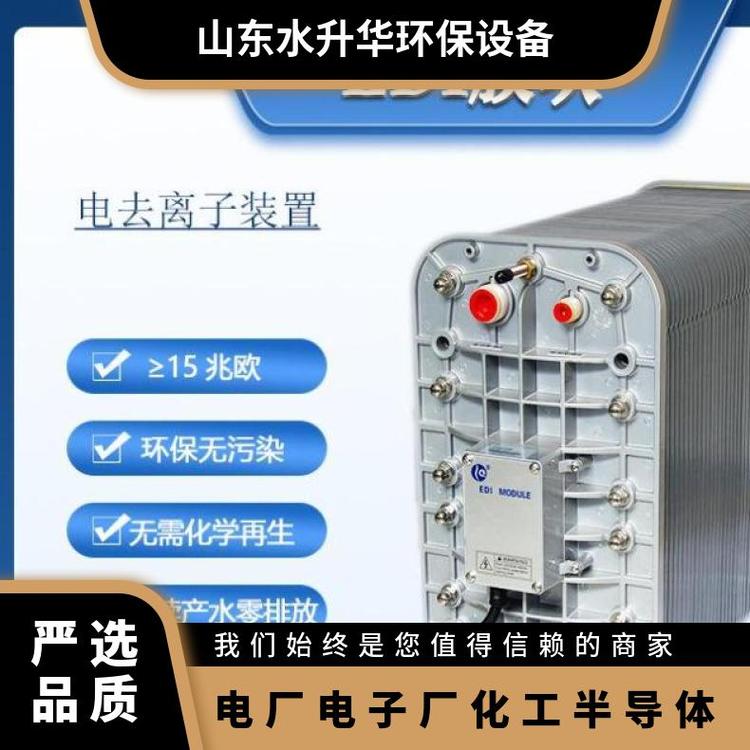 水升華水處理設(shè)備電除鹽去離子電廠電子廠化工半導(dǎo)體4噸EDI膜