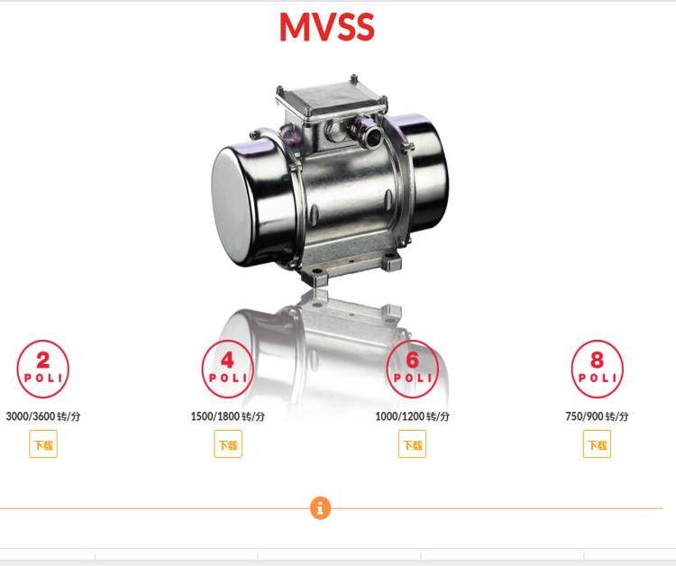 italvibras電動振動器4個軸承支撐在相反方向同步旋轉(zhuǎn)