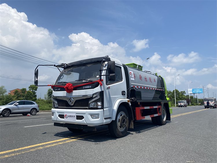 8方干濕分離餐廚垃圾車(chē)東風(fēng)國(guó)六泔水轉(zhuǎn)運(yùn)車(chē)學(xué)校廚余垃圾轉(zhuǎn)運(yùn)