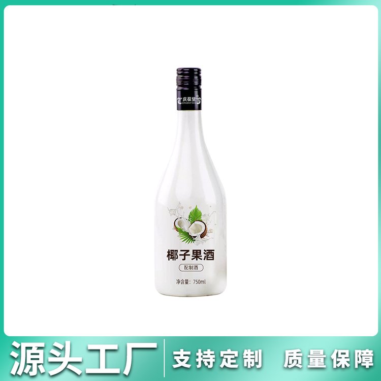 椰子果酒代加工貼牌定制odm地果味露酒酒100-500ml代工OEM生產(chǎn)