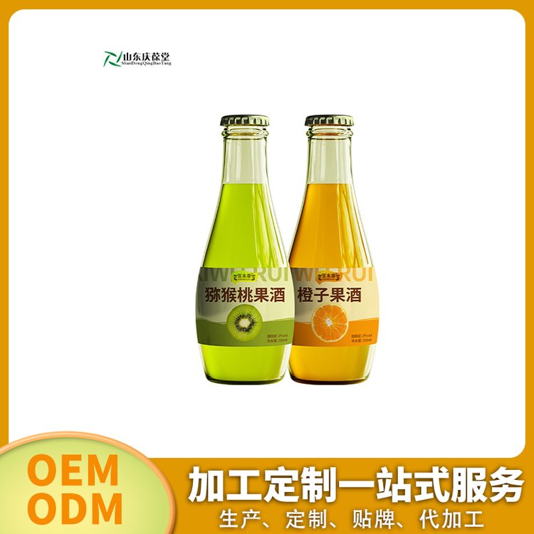 果酒代加工貼牌定制odm地果味露酒酒100-500ml代工OEM生產(chǎn)地