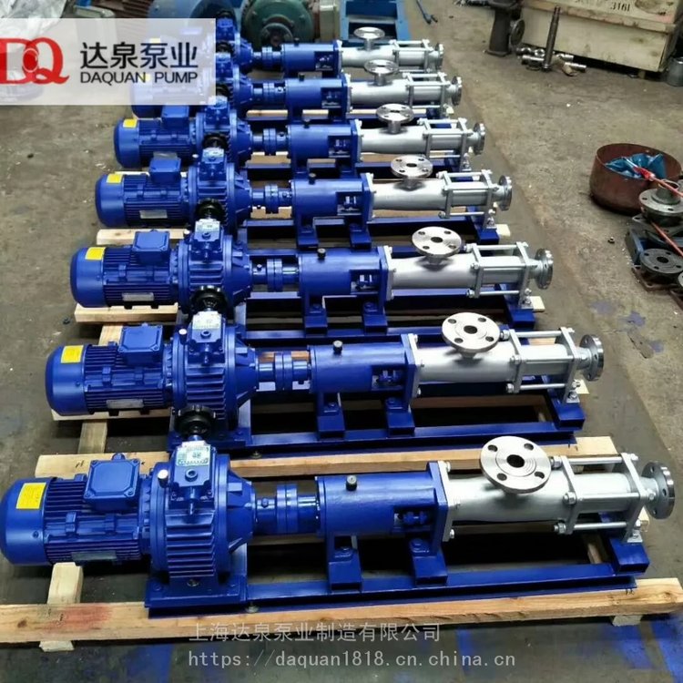 污水處理螺桿泵FG60-111KW960轉石灰漿螺桿污水泵達泉泵業(yè)