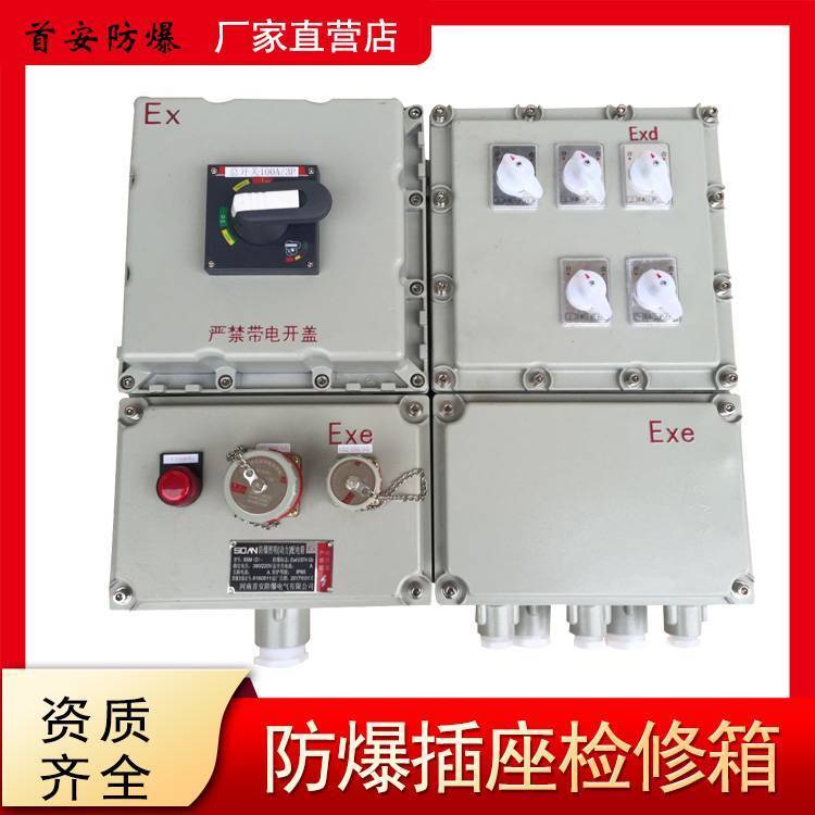 BXX系列防爆檢修箱室外防雨油庫房風(fēng)機房檢修插座箱