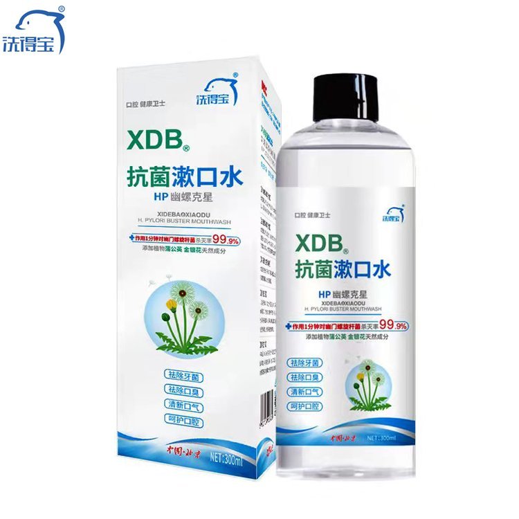 洗得寶幽螺克星漱口水300ml\/瓶含植物成分薄荷金銀花板藍(lán)根