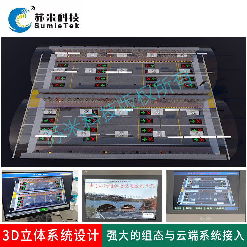 高速公路隧道機(jī)電集成監(jiān)控系統(tǒng)PLC自控系統(tǒng)綜合管理平臺蘇米科技