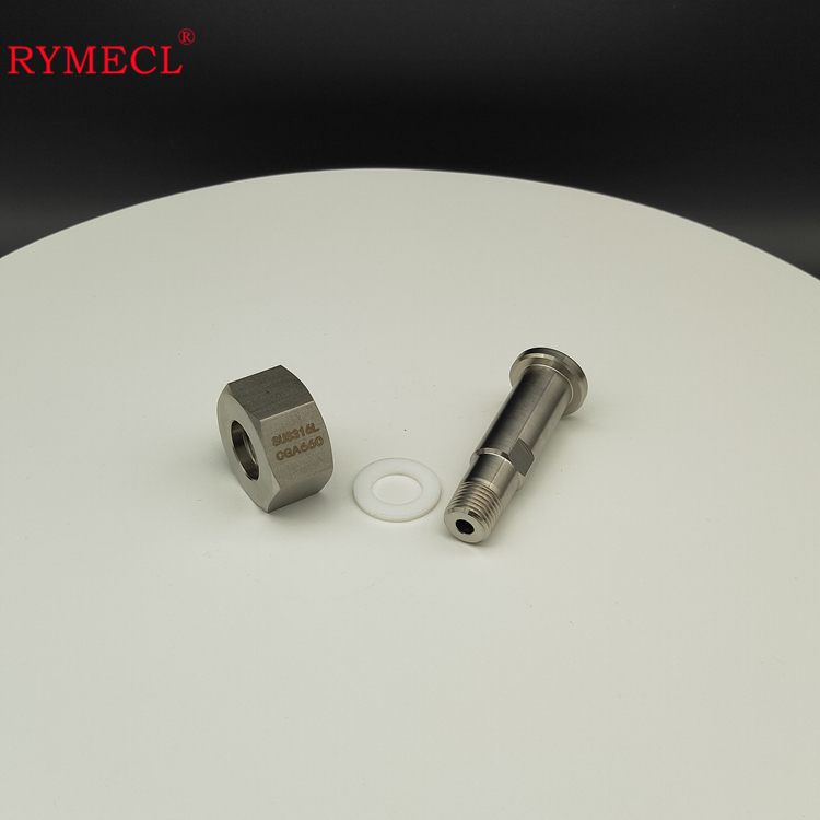 RYMECL平面密封氟化氫氣瓶用耐高壓316L不銹鋼NO氣瓶接頭CGA660