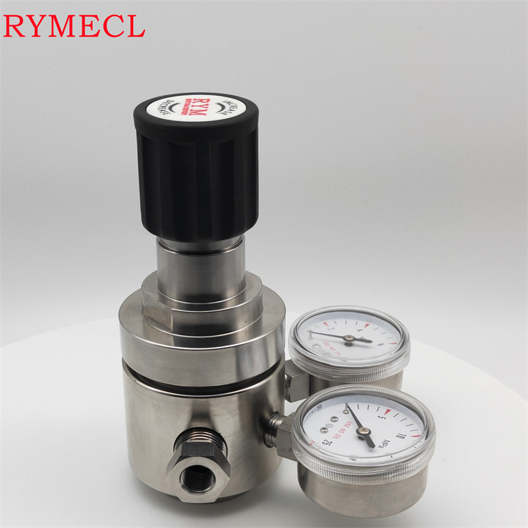 RYMECL耐腐蝕氯化氫氣體專用活塞式316L不銹鋼高壓中流量減壓器