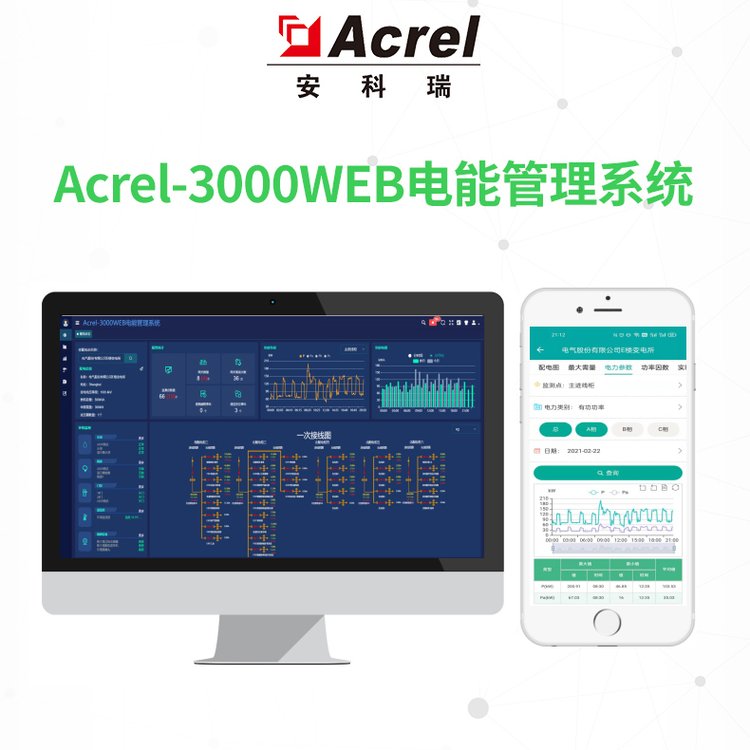 安科瑞Acrel-3000電能管理系統(tǒng)合理調(diào)配負(fù)荷專業(yè)易使用綜合管理