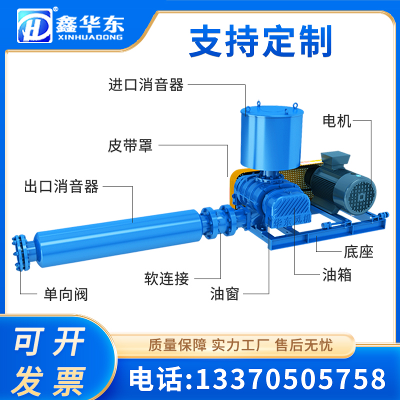 氣力輸送三葉羅茨風(fēng)機(jī)攪拌氧化增氧機(jī)高低壓真空泵鍋爐脫硫鼓風(fēng)機(jī)