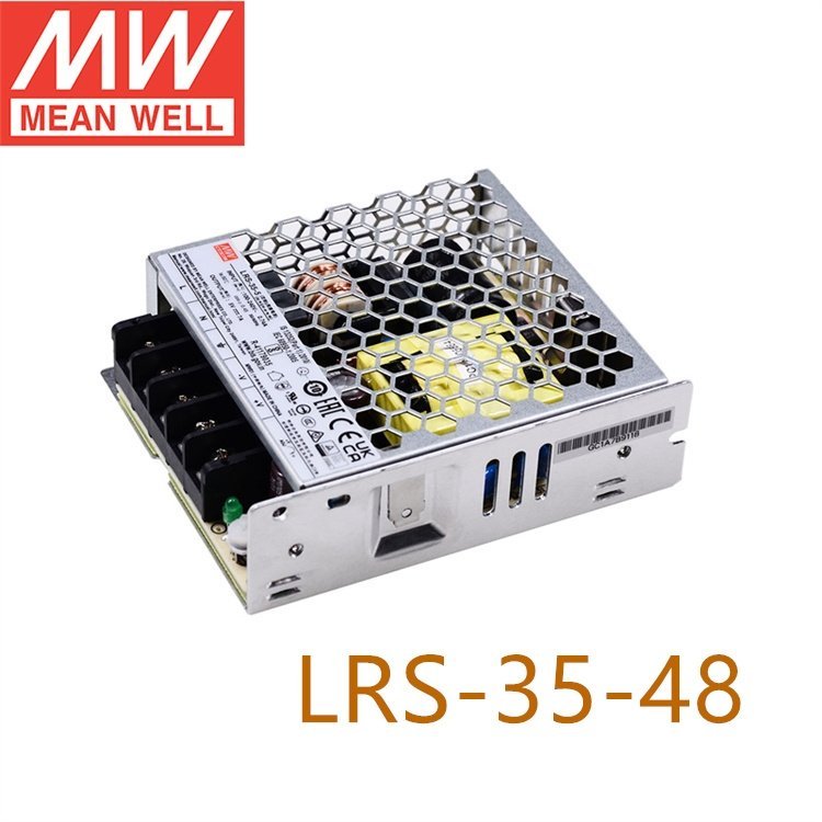 LRS-35-48明緯35w48v0-0.8a可調(diào)電氣設(shè)備家用電器封閉型開關(guān)電源