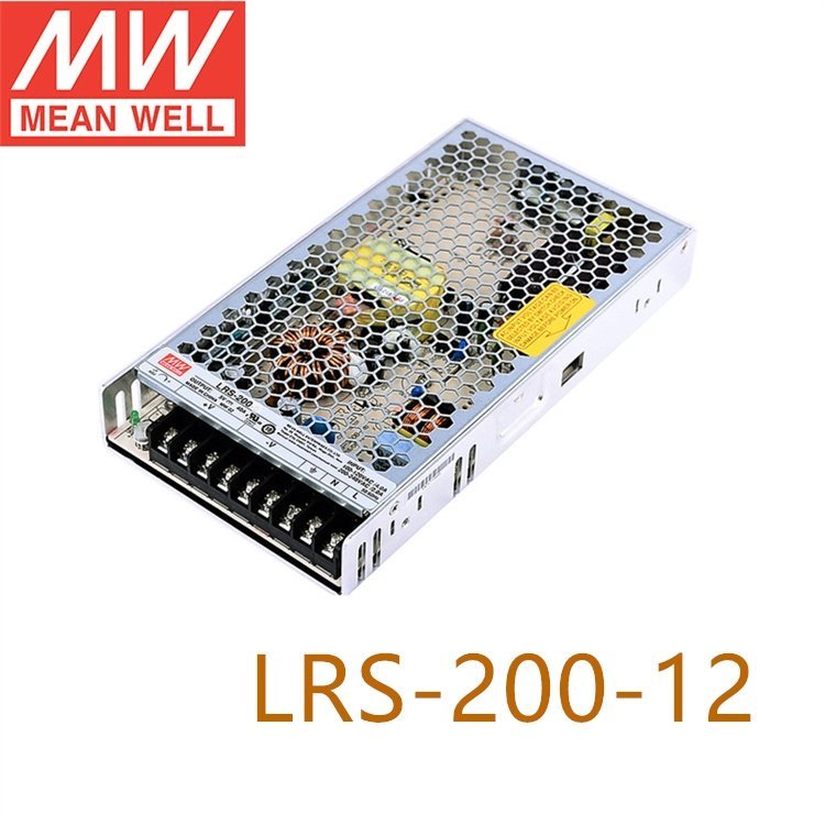 LRS-200-12明緯200w12vLED照明工程工業(yè)控制工自動(dòng)化開(kāi)關(guān)電源