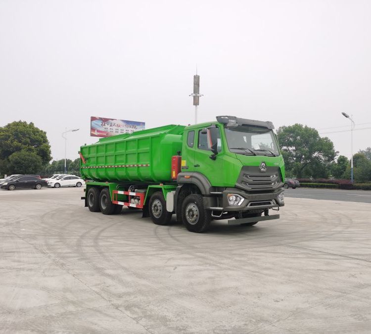 污水廠污泥清運(yùn)車國(guó)六密封式污泥自卸車防腐蝕淤泥運(yùn)輸車