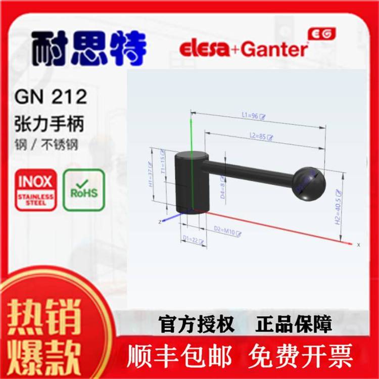 GANTER代理供應(yīng)杠桿手柄GN212系列