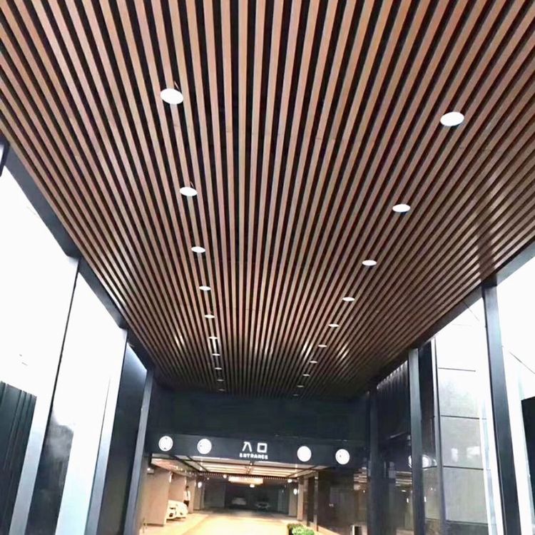 方管型材鋁方通130x45鋁扁管商場(chǎng)展館賓館吊頂