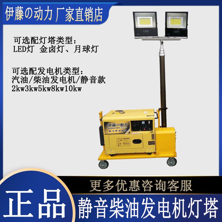 伊藤動力YT10-4DTC應急柴油發(fā)電機燈塔