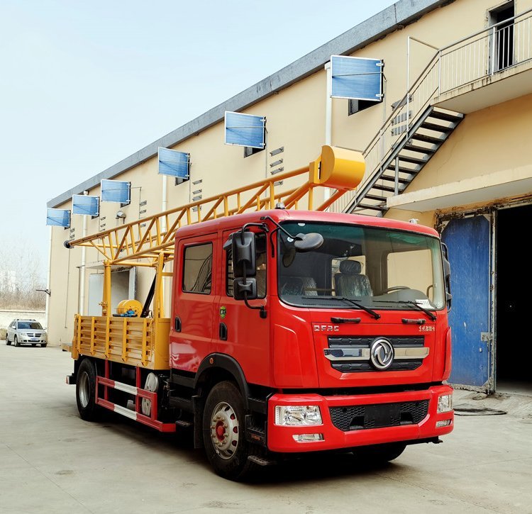 國六雙排四驅康明期6缸百米工程勘察汽車鉆機