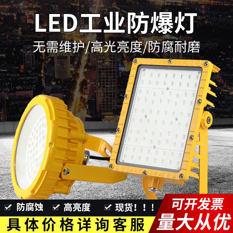 LED防爆燈倉(cāng)庫(kù)投光燈工地隧道工廠車間泛光燈免維護(hù)應(yīng)急亞熙照明