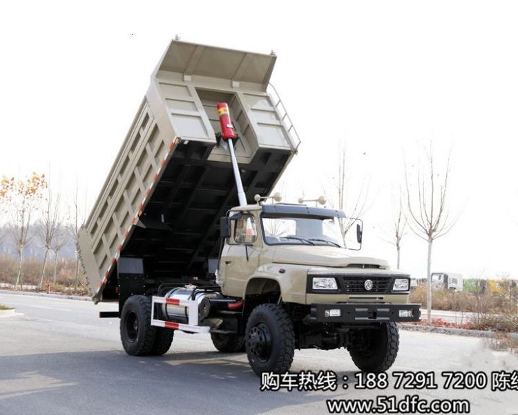 EQ1093東風(fēng)尖頭四驅(qū)越野自卸車出口專用車型