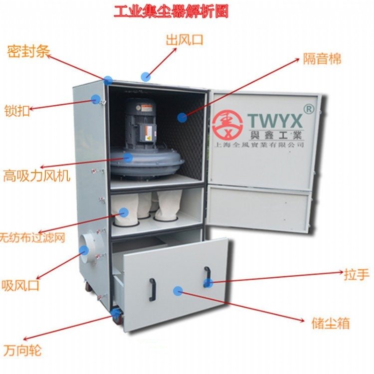 JC2200平面磨床吸塵器粉塵吸塵機