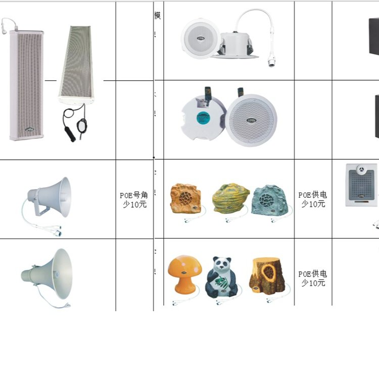 IP石頭音響30WIP音柱20W室內(nèi)IP音箱IP天花喇叭10WIP網(wǎng)絡號角30W