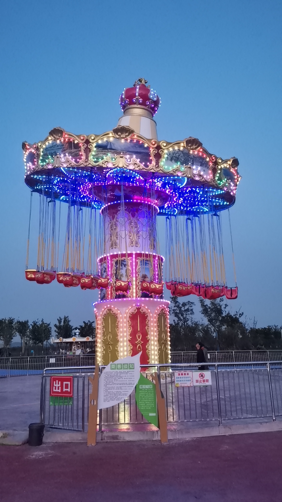 天鴻景區(qū)游樂園公園大型游樂設備颶風飛椅39座搖頭飛椅