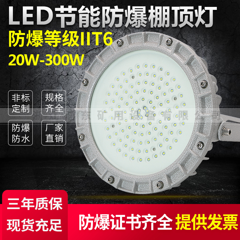 實(shí)力廠家定做LED節(jié)能防爆棚頂燈防爆等級(jí)IIT620W-300W防爆燈批發(fā)