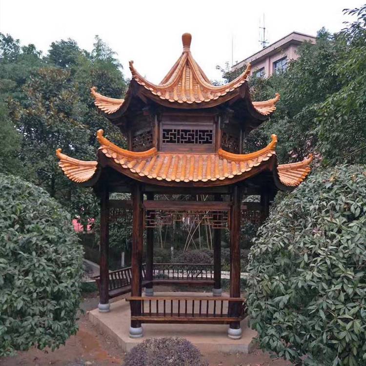 涼亭古建六角涼亭園林景景區(qū)涼亭家用旅游景點涼亭別墅乘涼涼亭