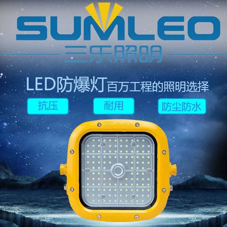 三樂照明20W吸頂式LED防爆燈50W防水防塵防腐免維護(hù)***LED吸頂燈