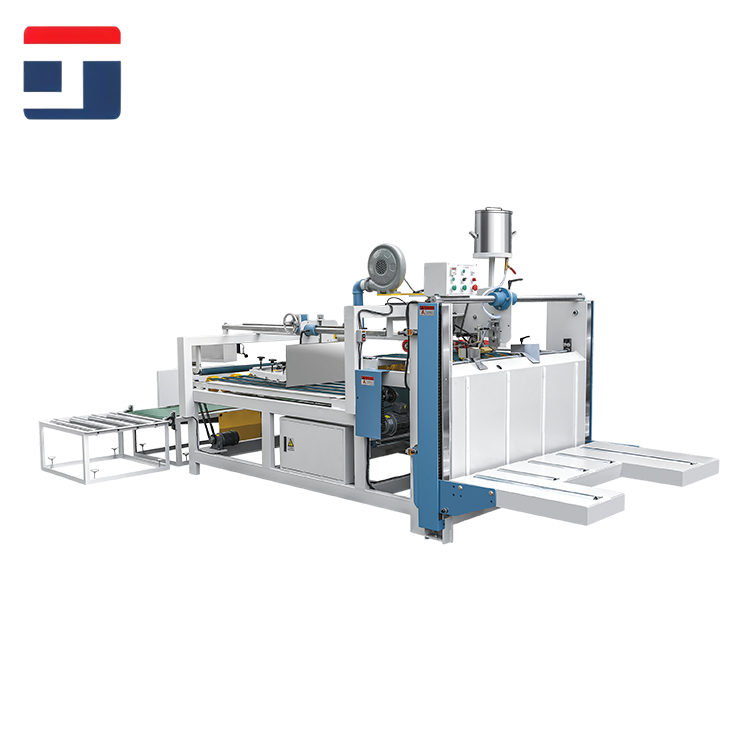 半自動單片糊箱機(jī)TJ-HA高速紙箱成型設(shè)備紙板裝釘機(jī)