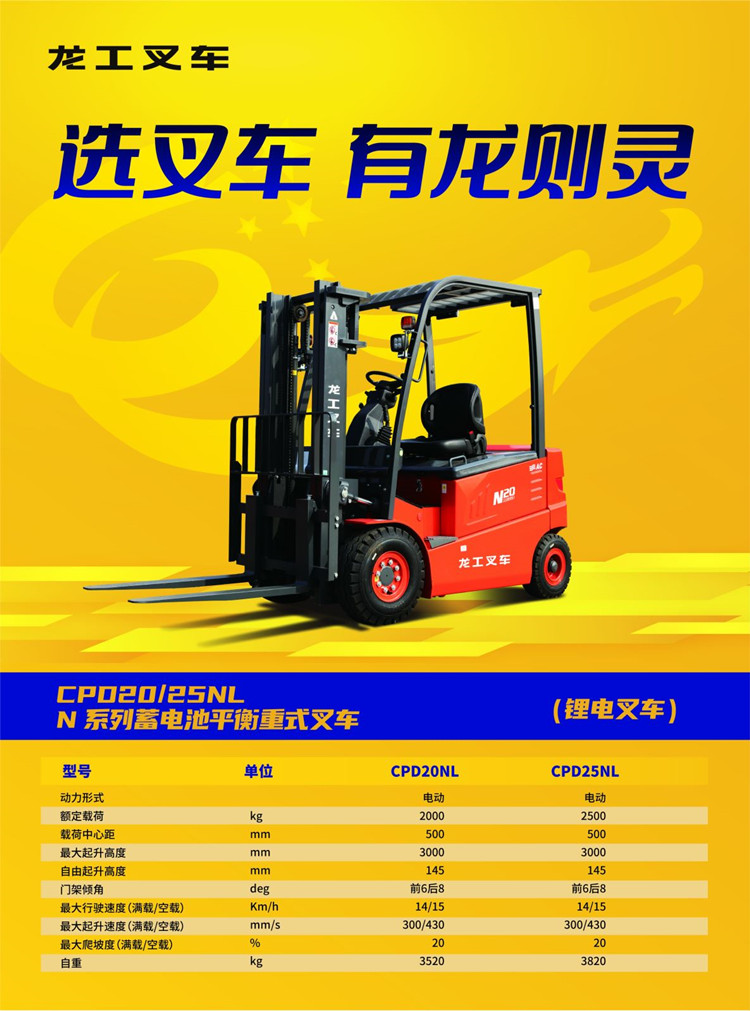 制造業(yè)龍工2.0噸內(nèi)燃叉車(chē)個(gè)性堅(jiān)韌動(dòng)感十足操縱簡(jiǎn)單基地直送