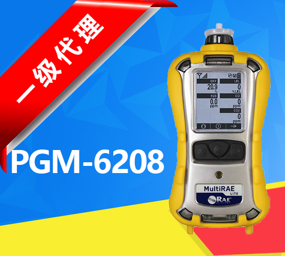 美國(guó)華瑞MultiRAEPro，PGM-6208六合一有毒有害氣體檢測(cè)儀pgm6208