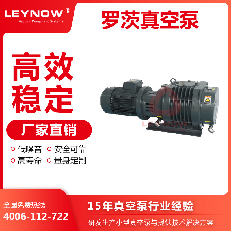 LEYNOW\/萊諾廠家生產(chǎn)低噪音低耗能干式羅茨真空泵LR0300負(fù)壓泵