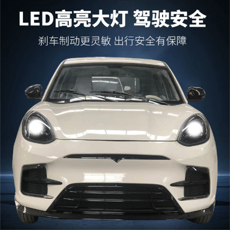 封閉載人載貨四輪電瓶車(chē)代步車(chē)封閉式電瓶加液