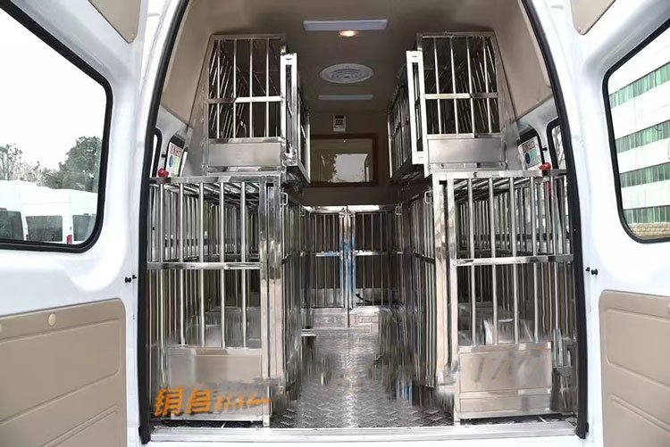 江鈴福特V34警犬運(yùn)送車消防搜索犬運(yùn)輸保障車全順4人6犬2.2T排量