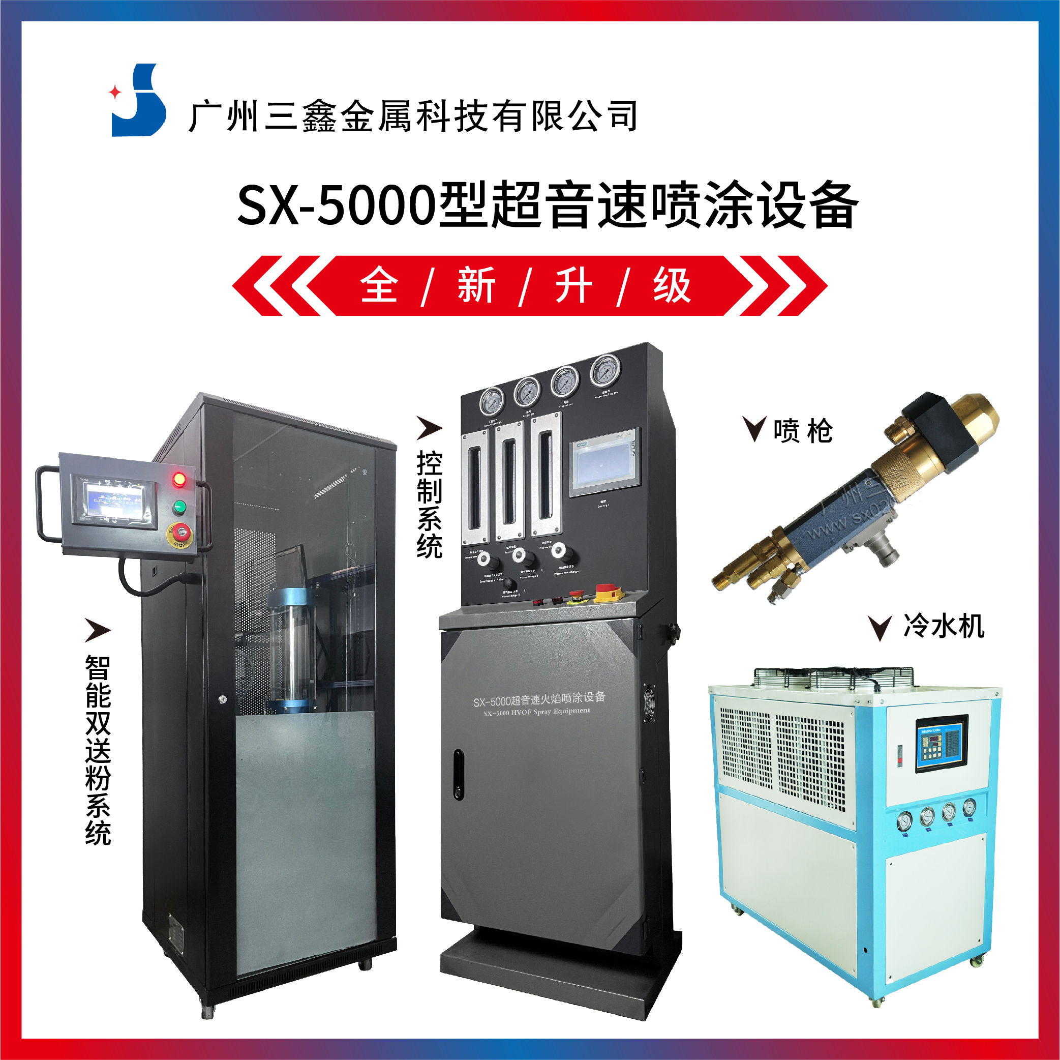 SX-5000燃氣型超音速噴涂設備熱噴涂機螺旋熱噴涂加工設備