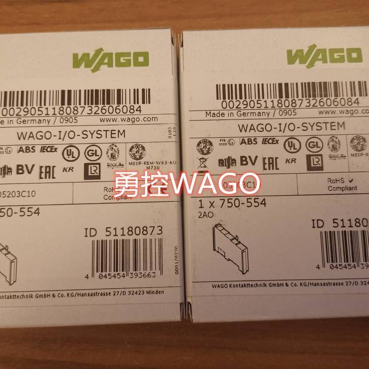 萬可WAGO750-492,750-494模擬量正品模塊