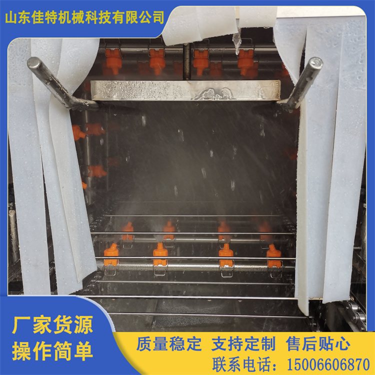 肉串筐子全自動清洗機(jī)連續(xù)式高壓噴淋去油洗筐機(jī)蔬菜筐清洗設(shè)備