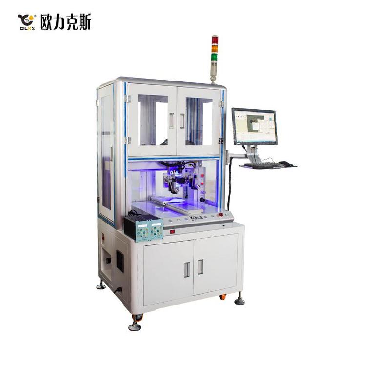 歐力克斯雙壓電噴射閥視覺點膠機半導(dǎo)體精密涂膠機全自動噴膠機