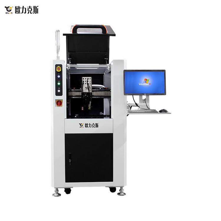 歐力克斯自動點膠機雙軌道噴膠機錫膏涂膠機